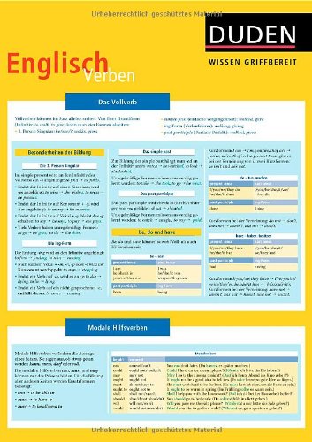 Duden - Wissen griffbereit - Englisch: Verben Foreign Languages ​​& Dictionaries