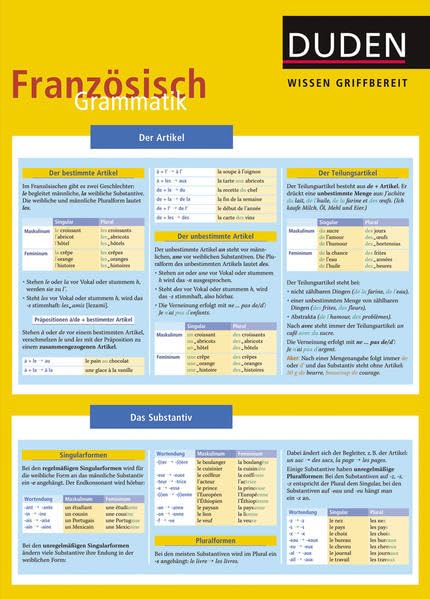 Duden – Wissen griffbereit – Französisch: Grammatik Foreign Languages ​​& Dictionaries