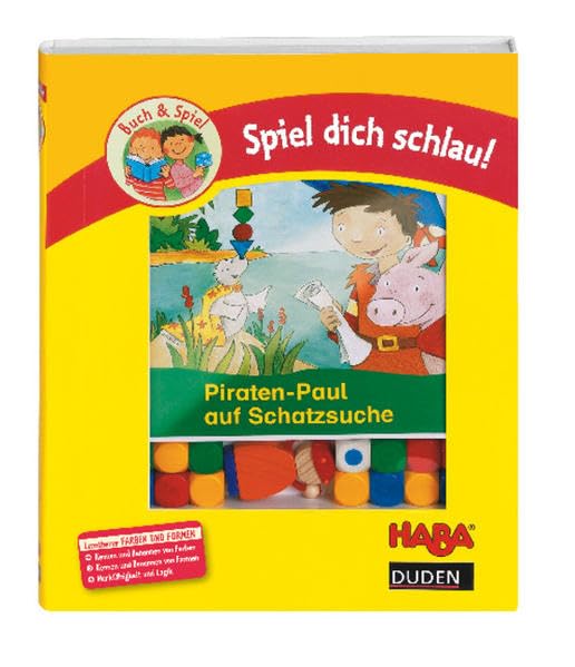 Piraten-Paul auf Schatzsuche: Lernthema: Farben und Formen (Duden - Haba Spiel dich schlau!) Non-fiction