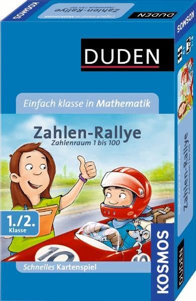 Mitbringspiel - Einfach klasse in Mathematik: Zahlen-Rallye: 1./2. Klasse. Zahlenraum 1 bis 100. Schnelles Kartenspiel Study Guides