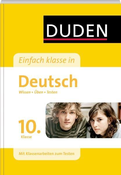 Einfach klasse in Deutsch 10. Klasse: Wissen - Üben - Testen Study Guides