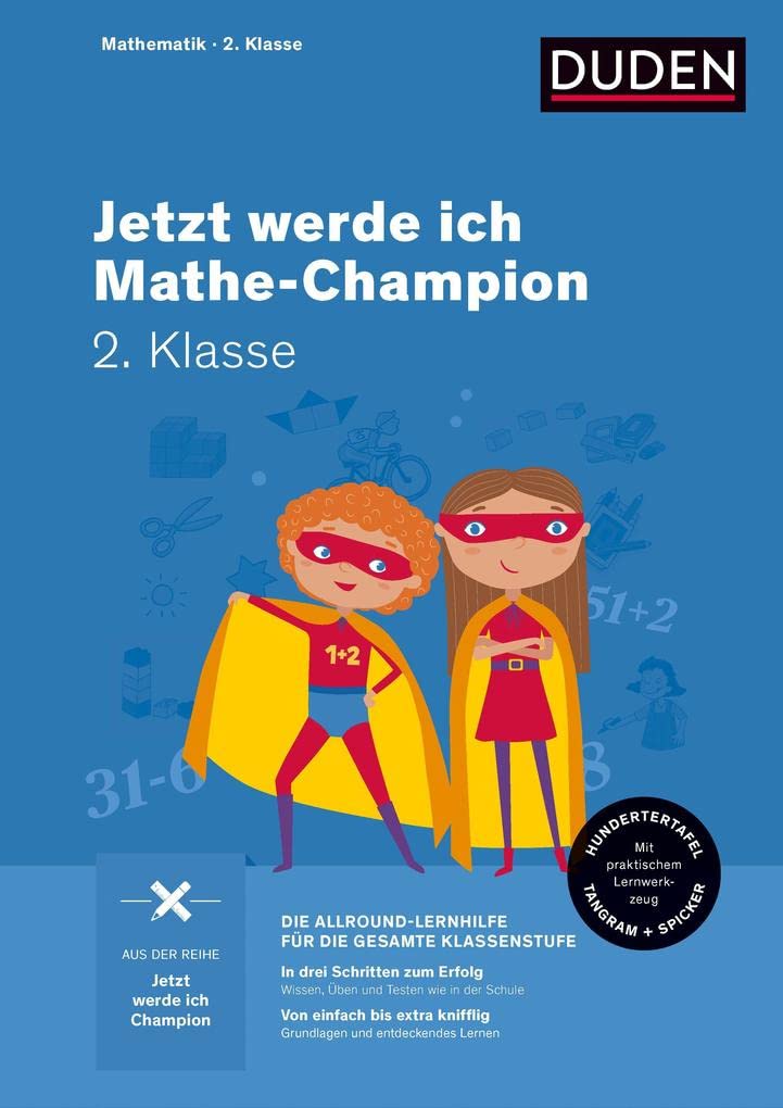 Jetzt werde ich Mathe-Champion. Mathematik 2. Klasse Study Guides