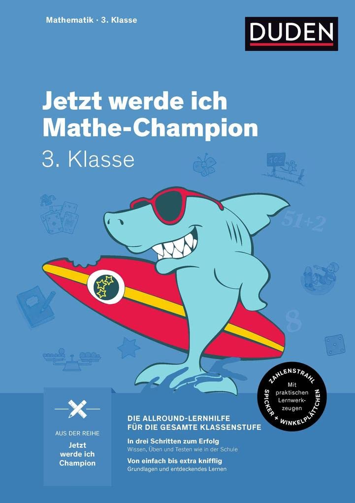 Jetzt werde ich Mathe-Champion. Mathematik 3. Klasse Study Guides