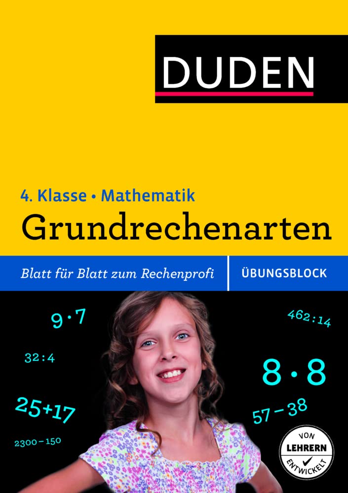 Übungsblock: Mathematik - Grundrechenarten 4. Klasse Study Guides
