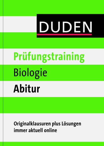 Duden - Prüfungstraining Biologie Abitur Study Guides