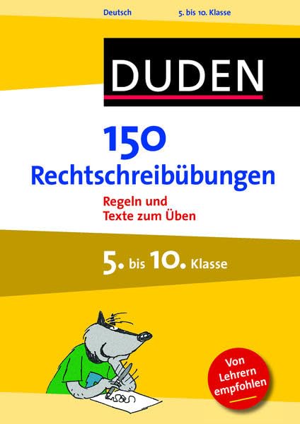 150 Rechtschreibübungen 5. bis 10. Klasse Study Guides