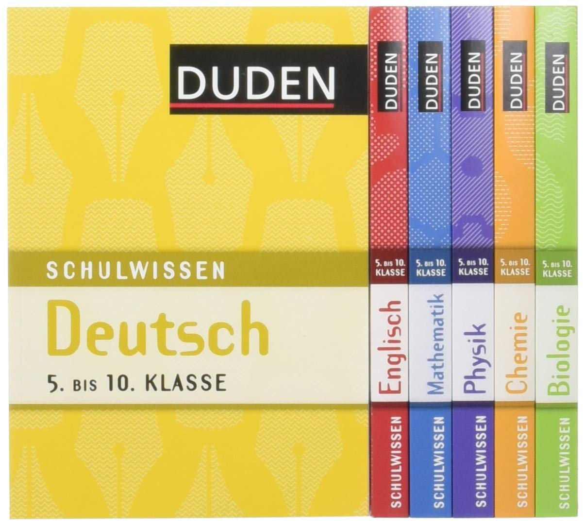 Duden Schulwissen 5. bis 10. Klasse (6 Bände) Foreign Languages ​​& Dictionaries