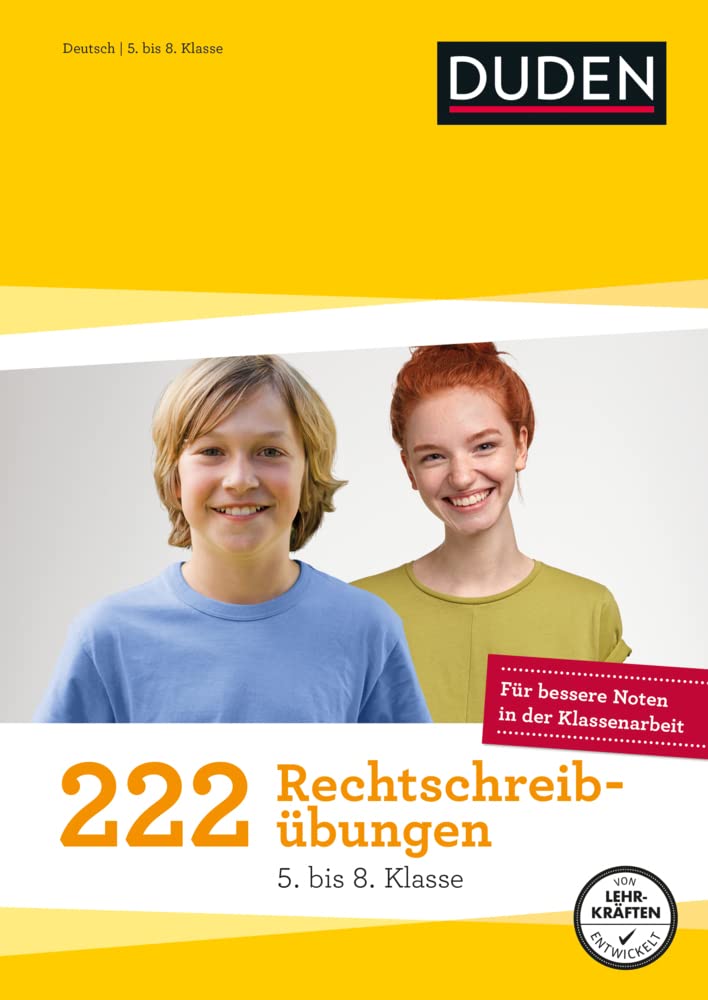 222 Rechtschreibübungen - 5. bis 8. Klasse Study Guides