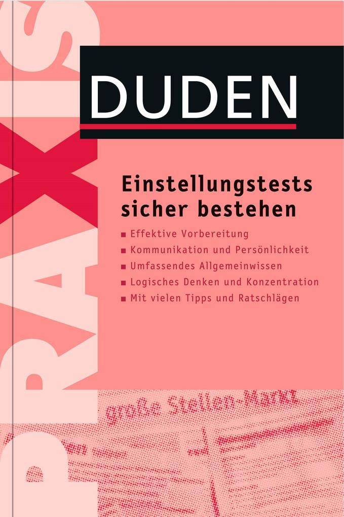 Einstellungstests sicher bestehen Business, Finance & Career Books