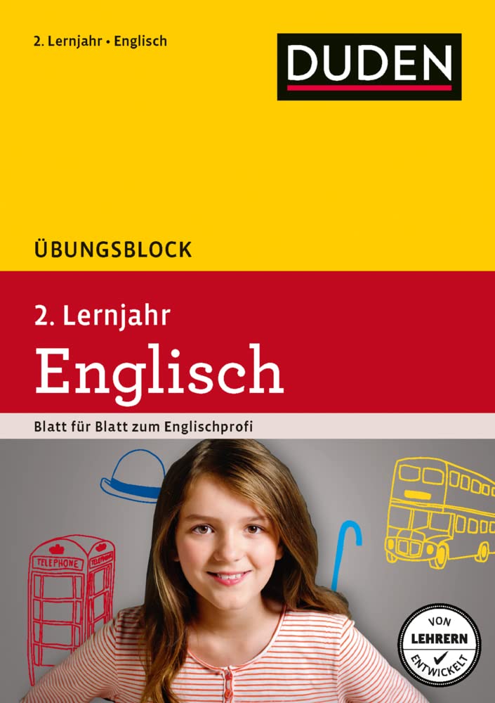 Übungsblock Englisch 2. Lernjahr: Blatt für Blatt zum Englischprofi (Wissen-Üben-Testen) Foreign Languages ​​& Dictionaries