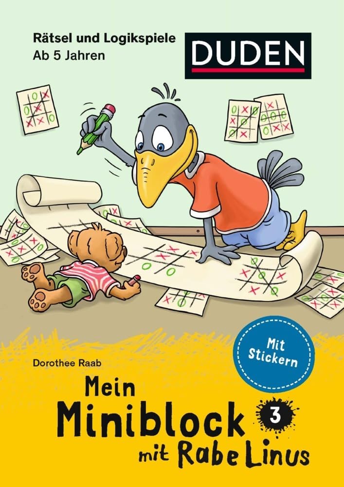 Mein Miniblock mit Rabe Linus - Rätsel und Logikspiele (Mein Lern- und Spaßblock mit Rabe Linus) Non-fiction