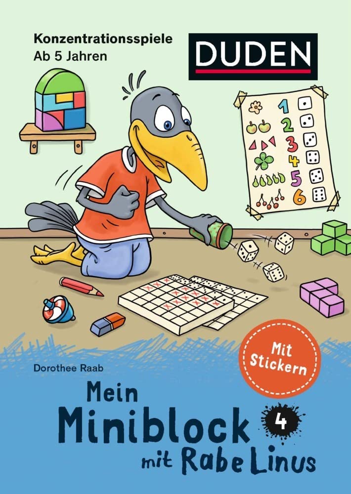 Mein Miniblock mit Rabe Linus - Konzentrationsspiele Non-fiction