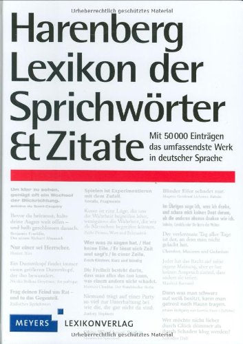 Harenberg Lexikon der Sprichwörter & Zitate Contemporary literature