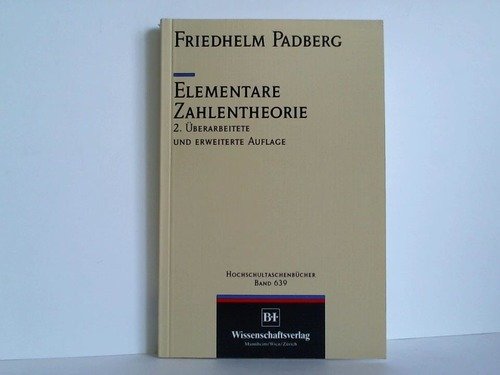 Elementare Zahlentheorie (BI - Hochschultaschenbücher) Mathematics