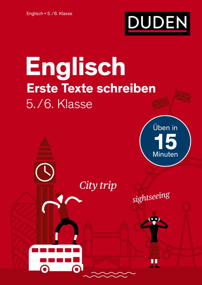 Englisch in 15 Min - Erste Texte schreiben 5./6. Klasse Foreign Languages ​​& Dictionaries