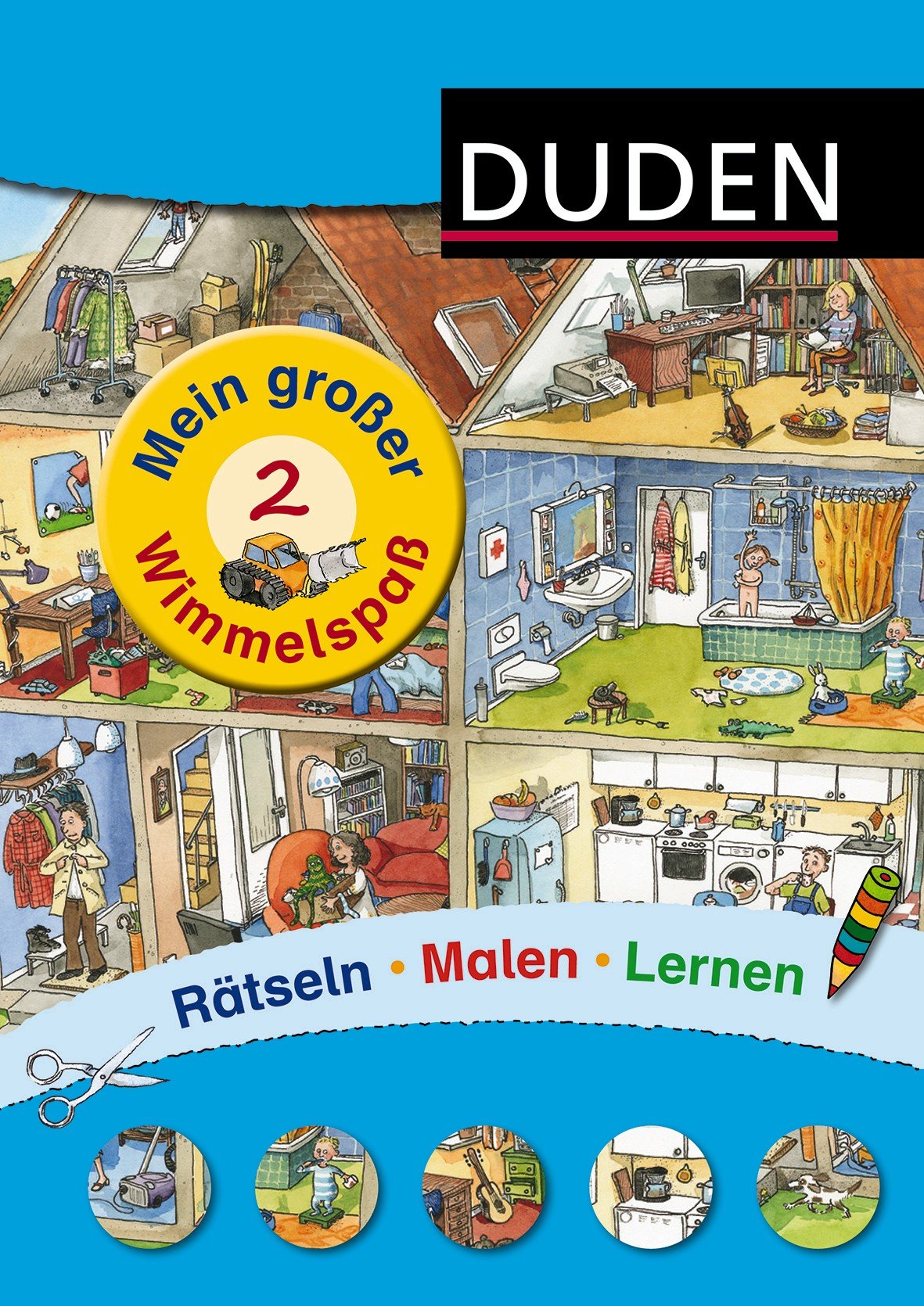 Mein großer Wimmelspaß 2: rätseln - malen - lernen (Duden Wimmelwörterbücher) Study Guides