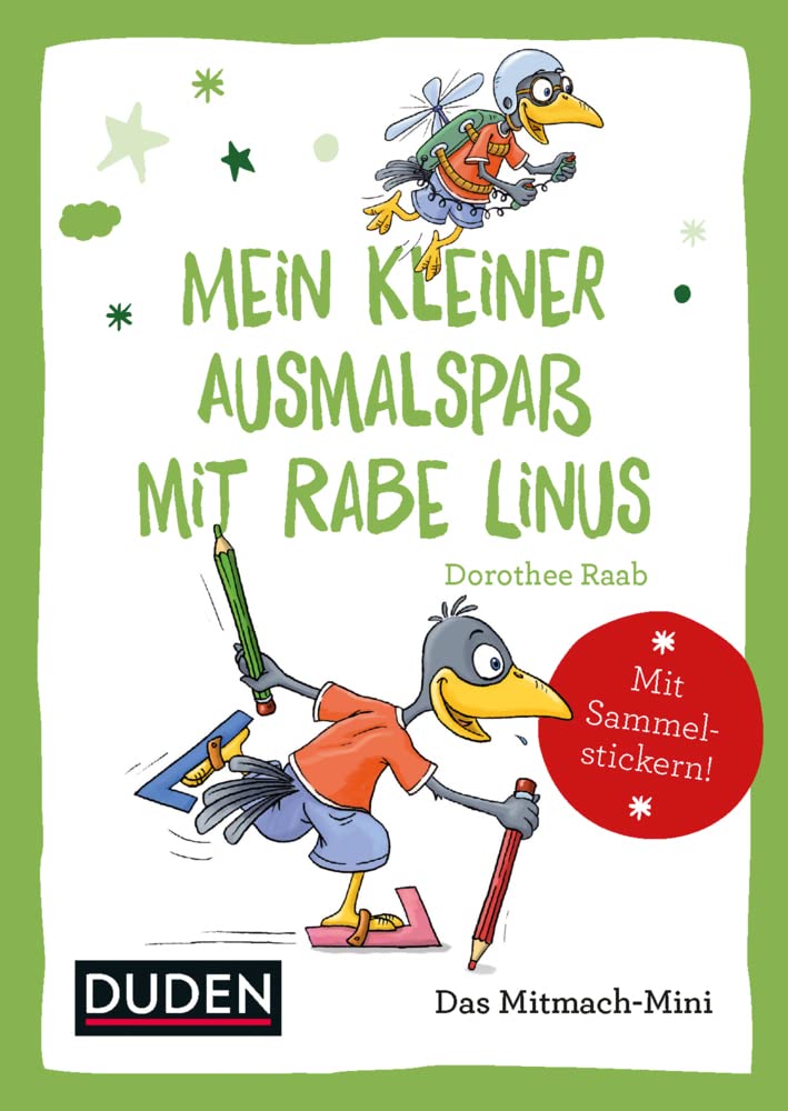 Duden Minis (Band 8) – Mein kleiner Ausmalspaß mit Rabe Linus Tiptoi & Games