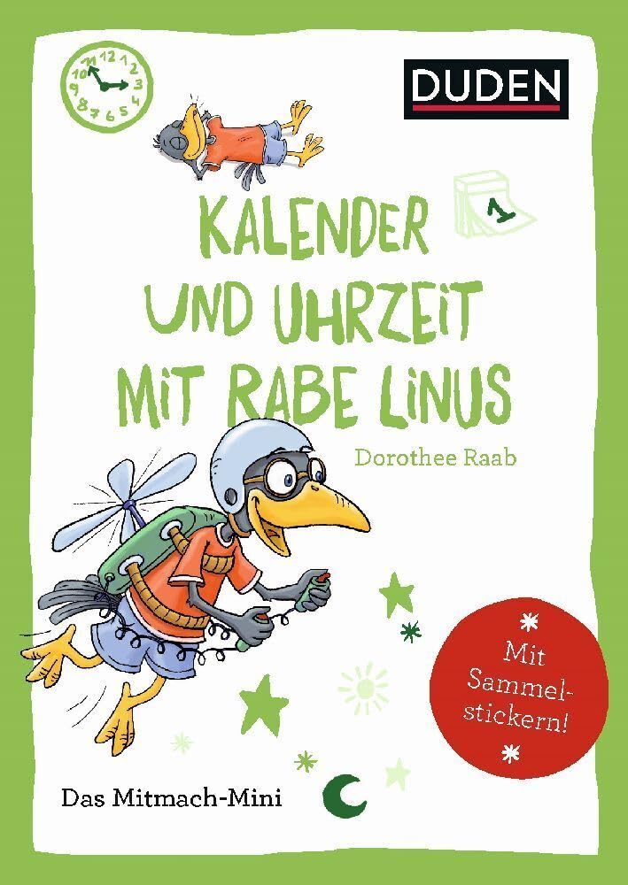 Duden Minis (Band 17) – Kalender und Uhrzeit mit Rabe Linus Tiptoi & Games