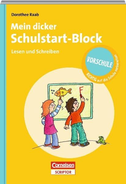 RICHTIG auf die Schule vorbereiten - Mein dicker Schulstart-Block Lesen und Schreiben (Duden/Pelikan) Learning & Reference