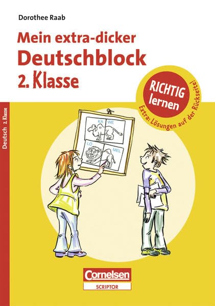 RICHTIG lernen - Mein extra-dicker Deutschblock 2. Klasse (Duden/Pelikan) Study Guides