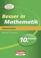 Besser in Mathematik - Gymnasium 10. Klasse (Cornelsen Scriptor - Besser in) Study Guides