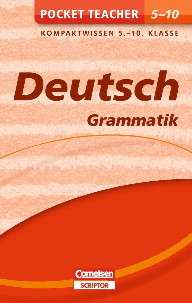 Pocket Teacher Deutsch - Grammatik 5.-10. Klasse Study Guides