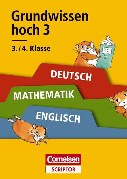 Grundwissen hoch 3 – Deutsch, Mathematik, Englisch 3./4. Klasse: Verstehen – Üben – Testen Foreign Languages ​​& Dictionaries