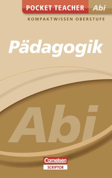 Pocket Teacher Abi Pädagogik Study Guides