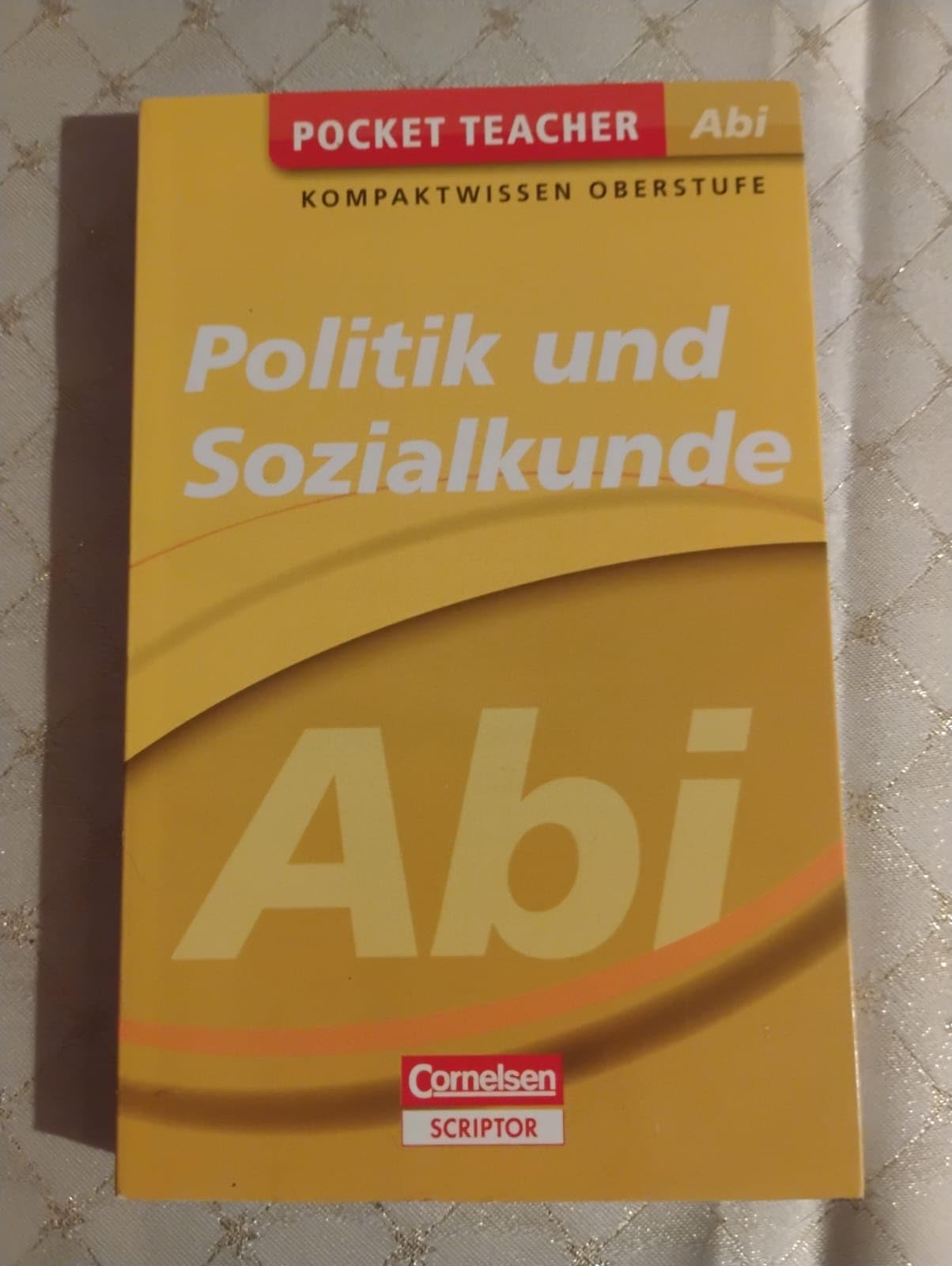 Pocket Teacher Abi Politik/Sozialkunde Study Guides
