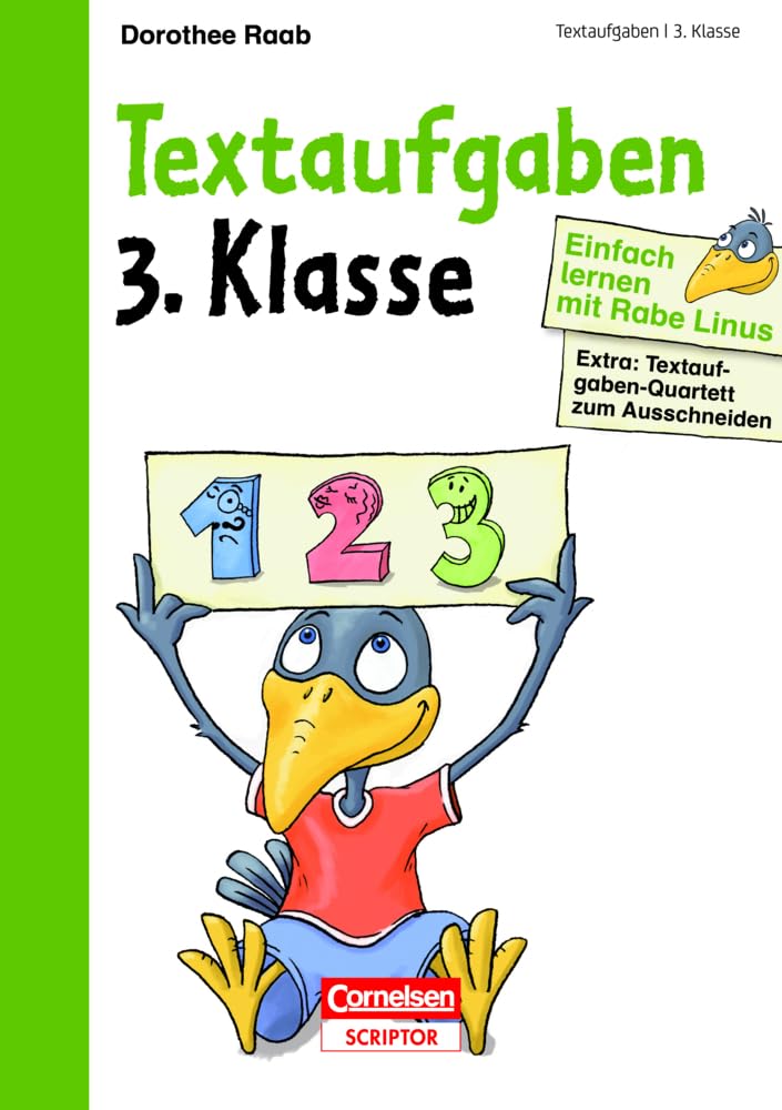 Einfach lernen mit Rabe Linus - Textaufgaben 3. Klasse Study Guides