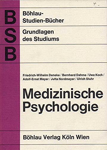 Medizinische Psychologie: Lehrbuch der Medizinischen Psychologie Books