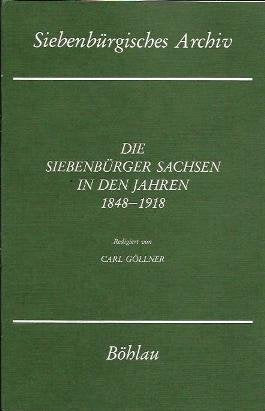 Die Siebenbürger Sachsen in den Jahren 1848-1918 book