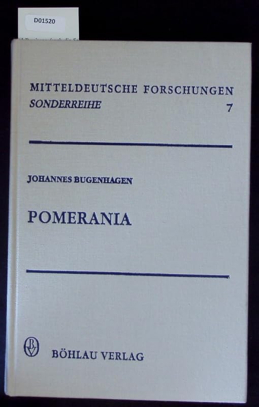 Pomerania (Mitteldeutsche Forschungen) Books