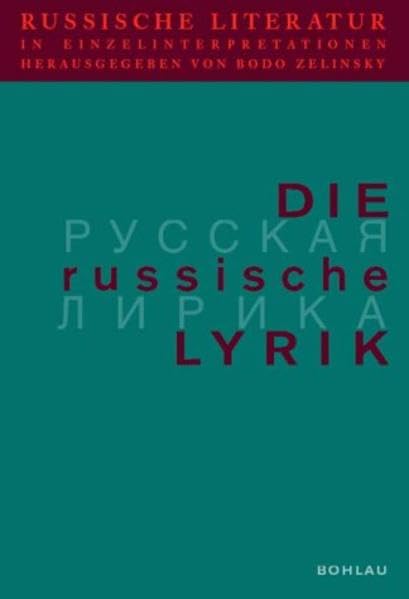 Russische Literatur in Einzelinterpretationen, Bd.1, Die russische Lyrik Social Sciences