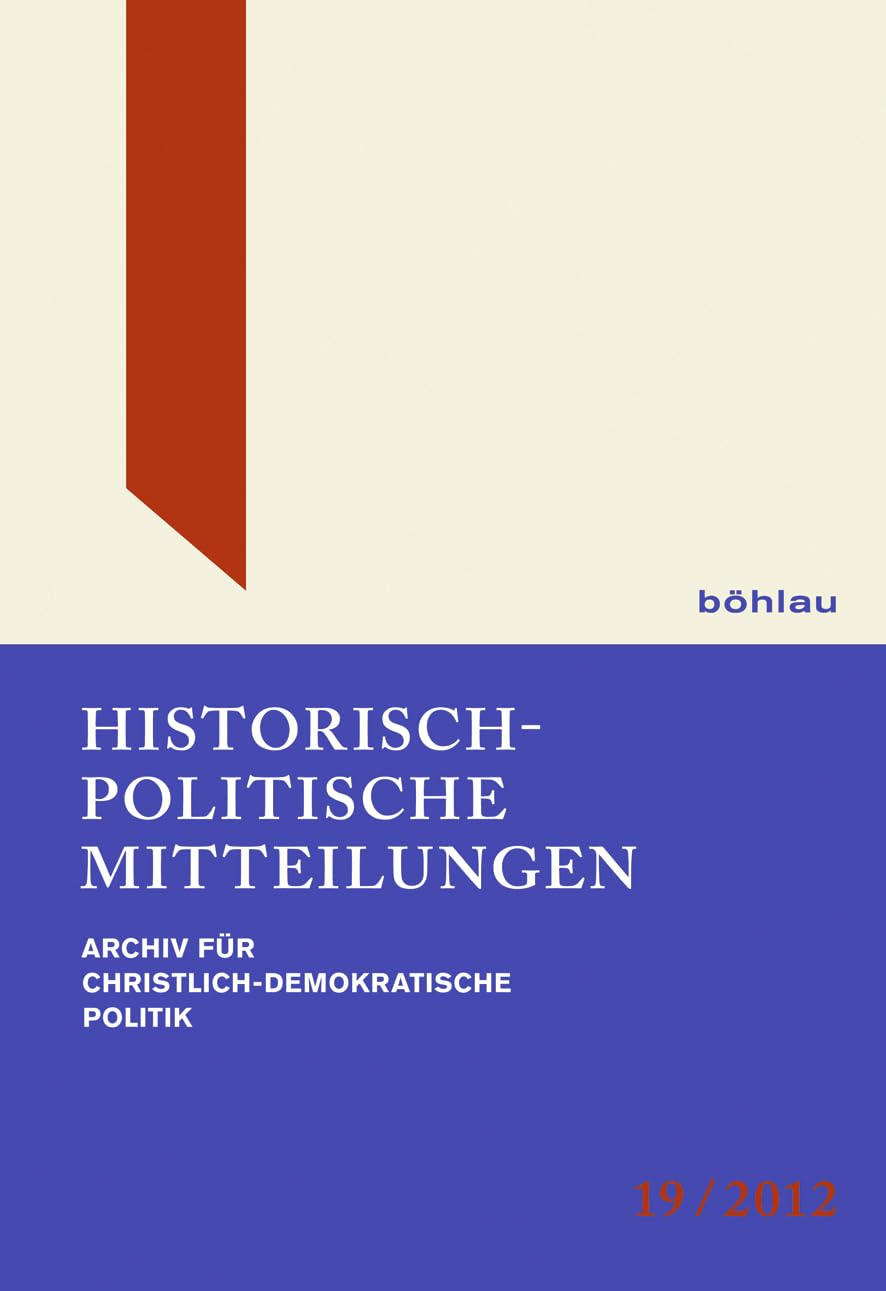 Historisch-Politische Mitteilungen: Archiv für Christlich-Demokratische Politik Law
