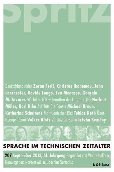 Sprache im technischen Zeitalter: Heft 207 September 2013 Contemporary literature