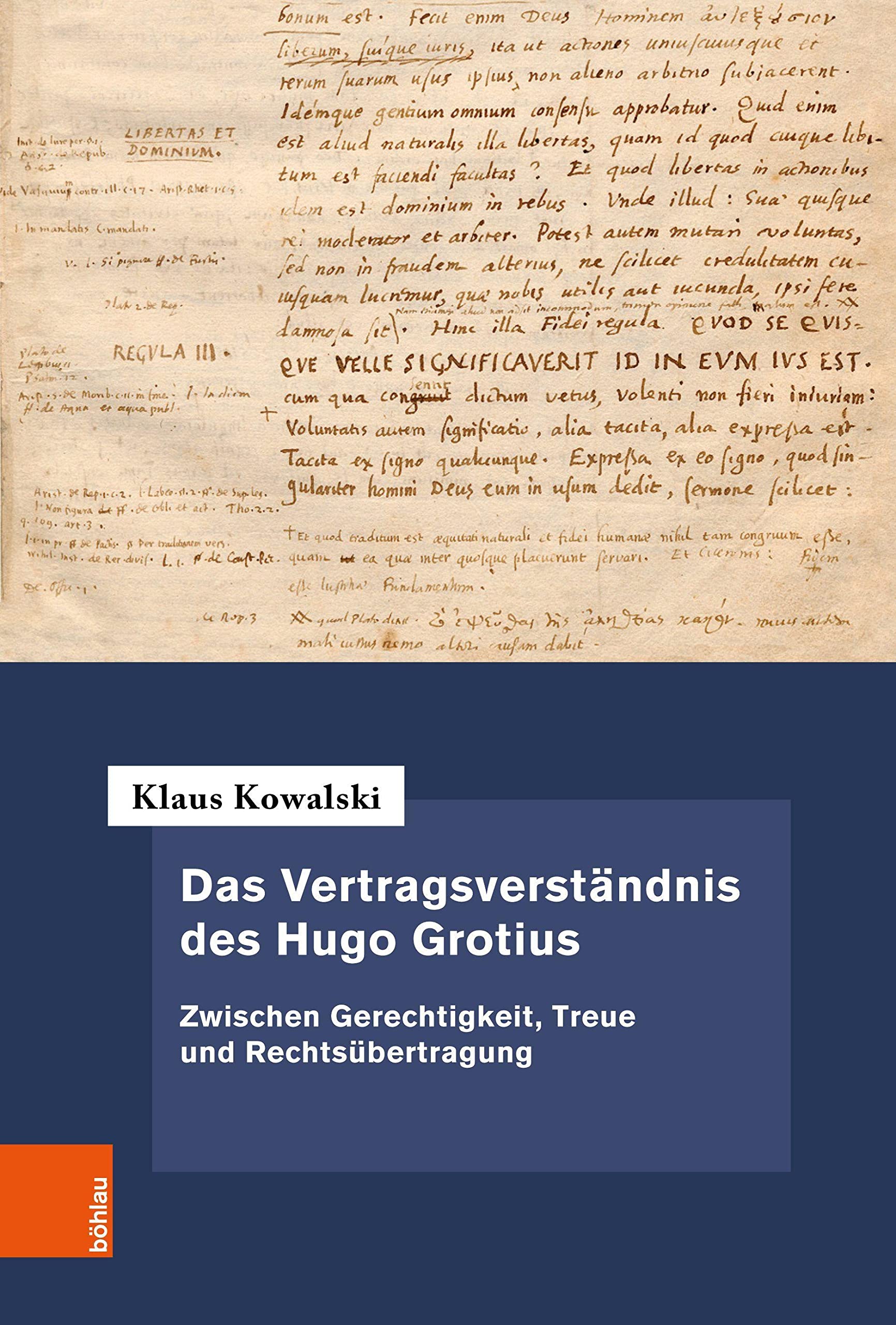 Das Vertragsverständnis des Hugo Grotius book