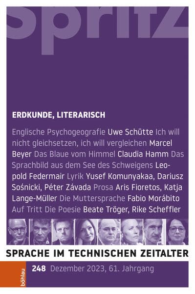 Erdkunde, literarisch: Sprache im technischen Zeitalter 248, Jg. 61,4 Poetry