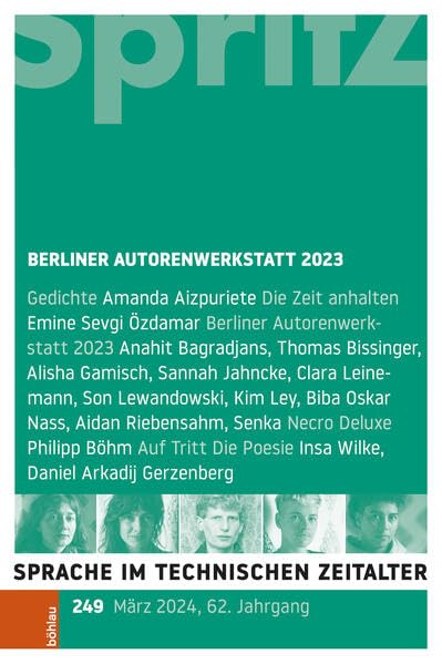 Berliner Autorenwerkstatt 2023: Sprache im technischen Zeitalter 249, Jg. 62,1 Poetry