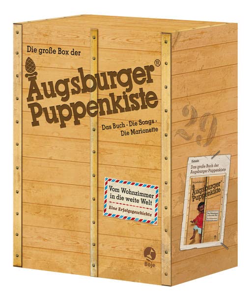 Die große Box der Augsburger Puppenkiste: Das Buch. Die Songs. Die Marionette. Vom Wohnzimmer in die weite Welt. Eine Erfolgsgeschichte Non-fiction