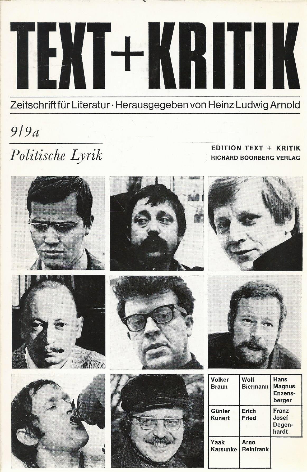 Politische Lyrik Books