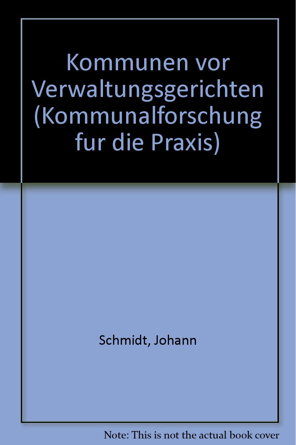 Kommunen vor Verwaltungsgerichten Books