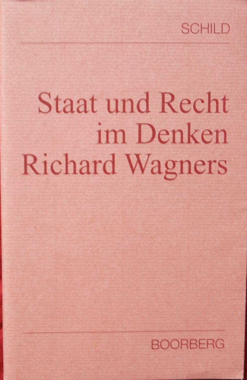Staat und Recht im Denken Richard Wagners Pop culture