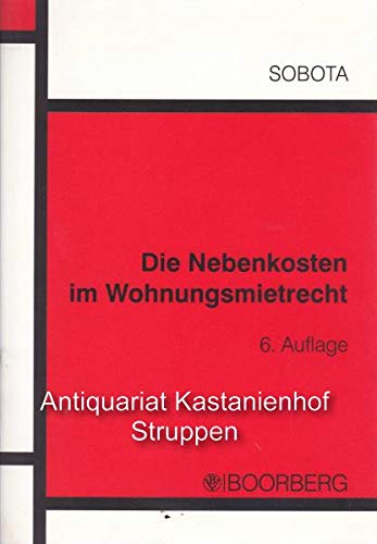 Die Nebenkosten im Wohnungsmietrecht (3546 691) Law