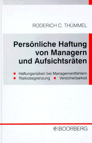 Persönliche Haftung von Managern und Aufsichtsräten Business, Finance & Career