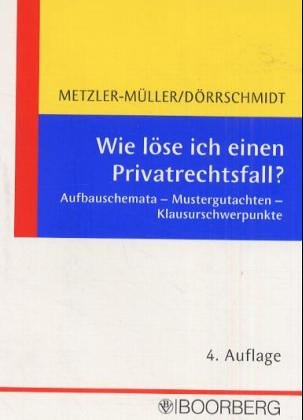 Wie löse ich einen Privatrechtsfall? Aufbauschemata - Mustergutachten - Klausurschwerpunkte Law