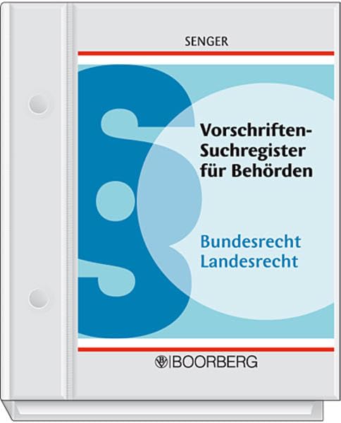 Vorschriften-Suchregister für Behörden - Ausgabe Rheinland-Pfalz: Mit Bundes- und Landesrecht - Grundwerk mit Ergänzungen zur Fortsetzung. Pflichtfortsetzung Law