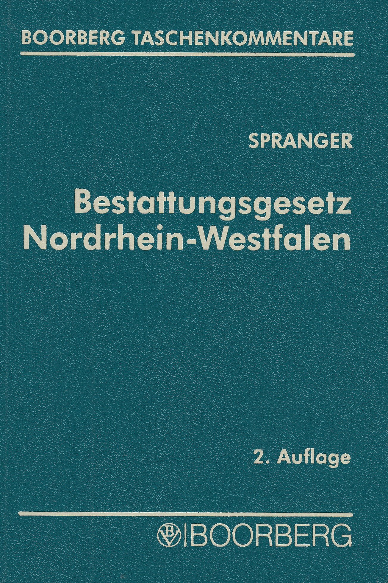 Bestattungsgesetz Nordrhein-Westfalen Law