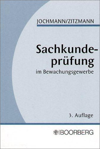 Product Image: Sachkundeprüfung im Bewachungsgewerbe