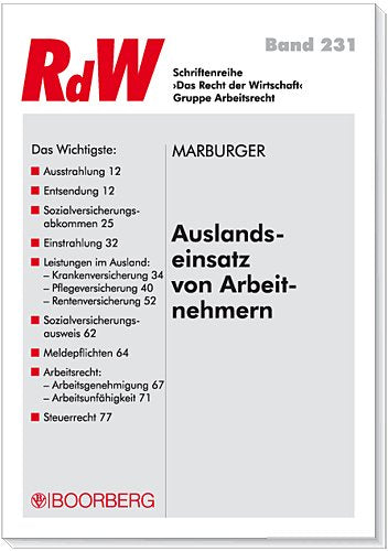 Auslandseinsatz von Arbeitnehmern Law